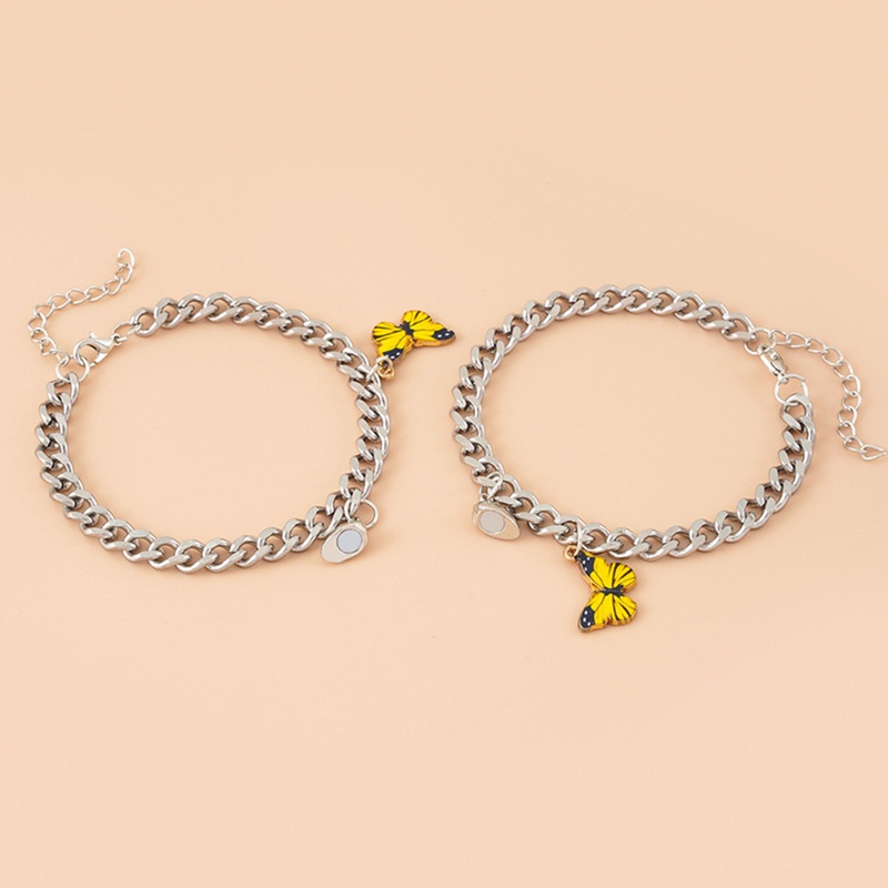 Set 2 Vòng Tay Mặt Trái Tim Cho Cặp Đôi