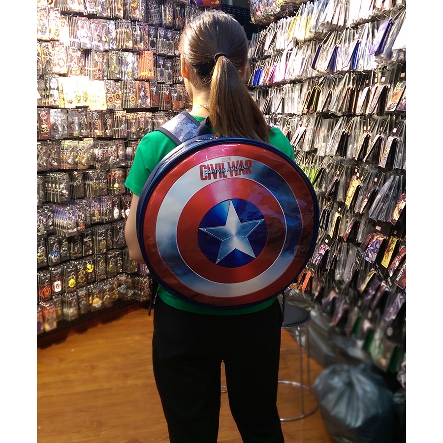 Marvel Balo Hình Khiên Captain America Độc Đáo
