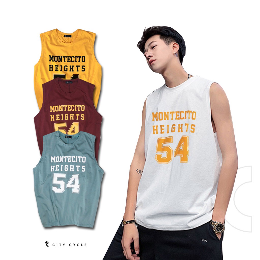 Áo ba lỗ nam nữ Tanktop 54 City Cycle - Áo tanktop sát nách Unisex form rộng Local Brand ⚡