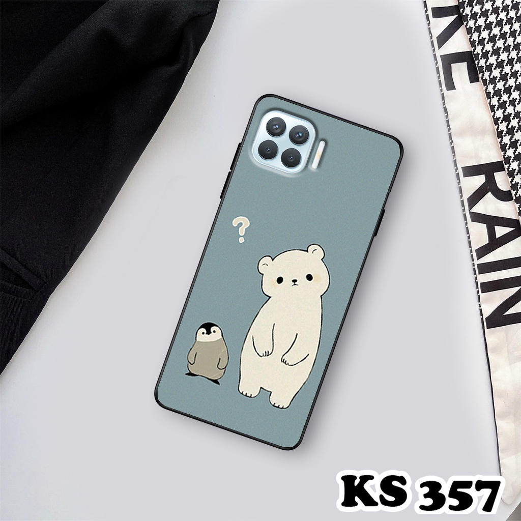 Ốp lưng Oppo A93 - Oppo A73 - Ốp in hình Cat&amp;Bear đáng yêu - Chất liệu TPU siêu bền