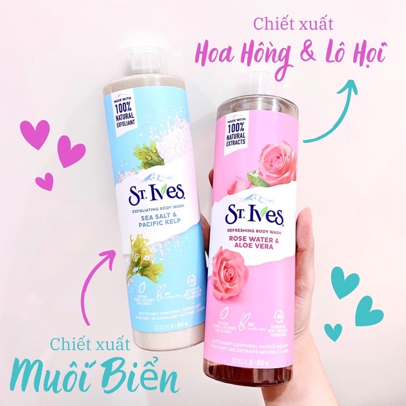 Sữa Tắm Tẩy Tế Bào Chết 𝐒𝐓.𝐈𝐕𝐄𝐒