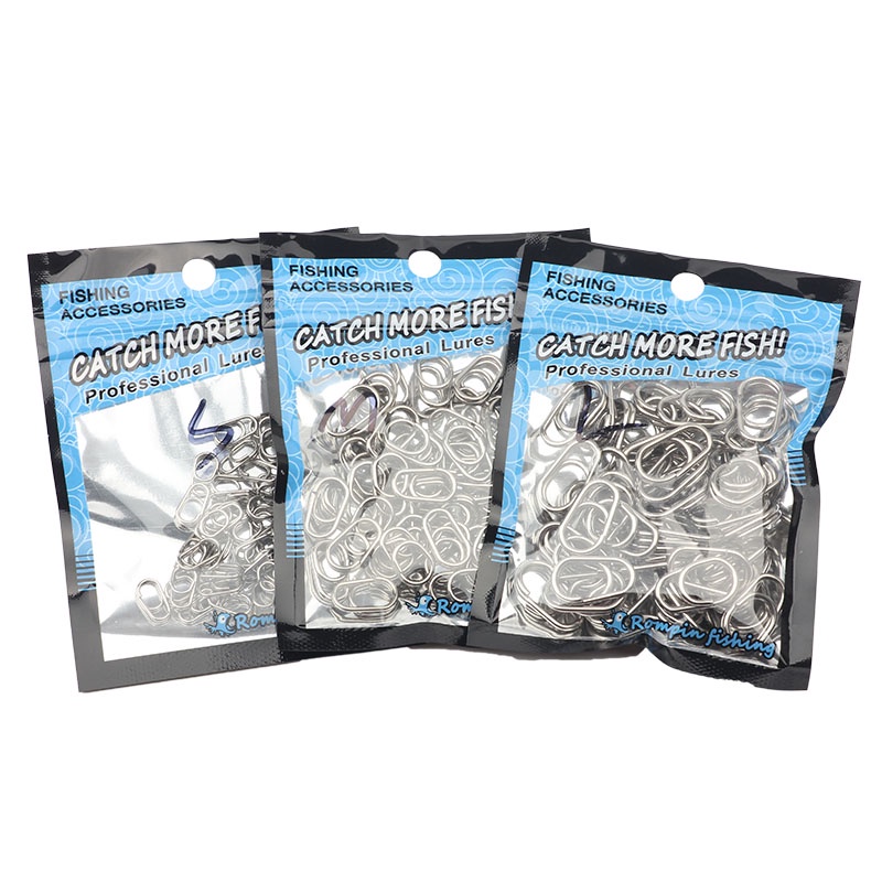 Set 50 Khuyên Thép Không Gỉ Chuyên Dụng Dành Cho Câu Cá