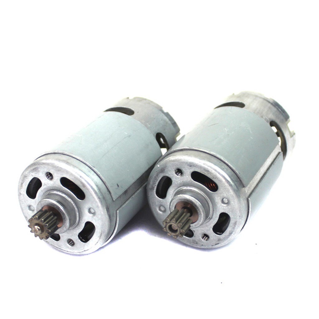 Motor 550 công suất cao có sẵn bánh răng chuyên cho máy pin 12V-21V