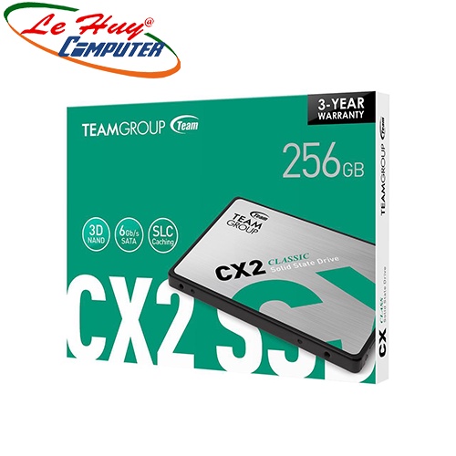 [Mã 99ELHA giảm 7% đơn 300K] Ổ cứng SSD TEAMGROUP CX2 256GB 2.5Inch SATA III