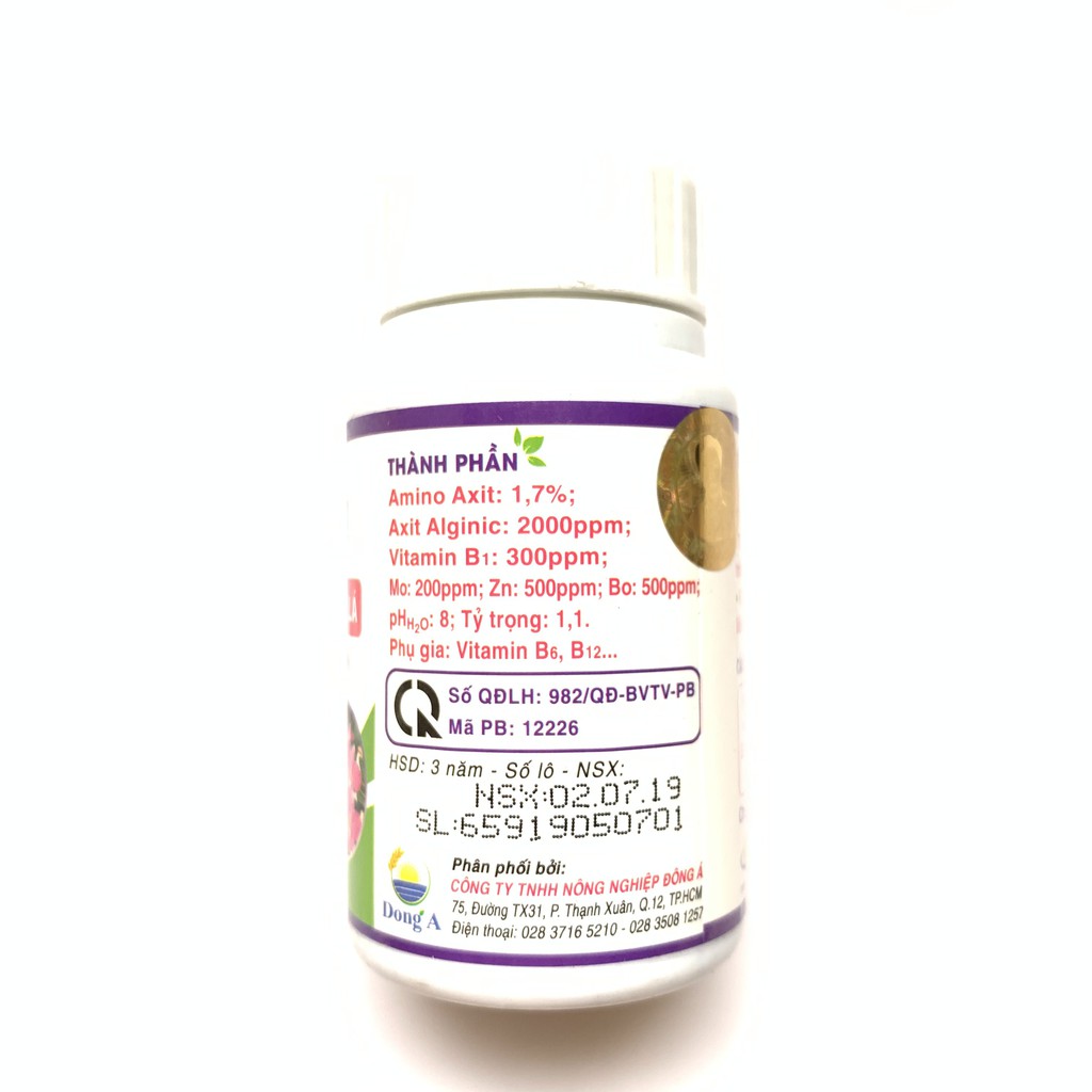 Phân bón sinh học Ami Green 100ml Chuyên giải độc cho phong lan, cây cảnh, tốt rễ - bật mầm, chống sốc ,xanh lá