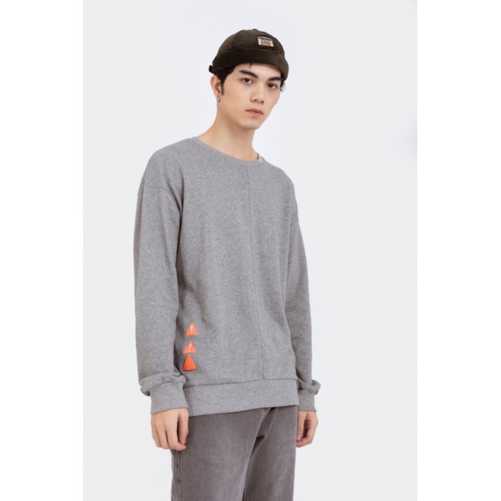 Áo Sweatshirt Nỉ Không Mũ Nam BOO Dáng Loose Phối Can Giữa In Graphic | BigBuy360 - bigbuy360.vn