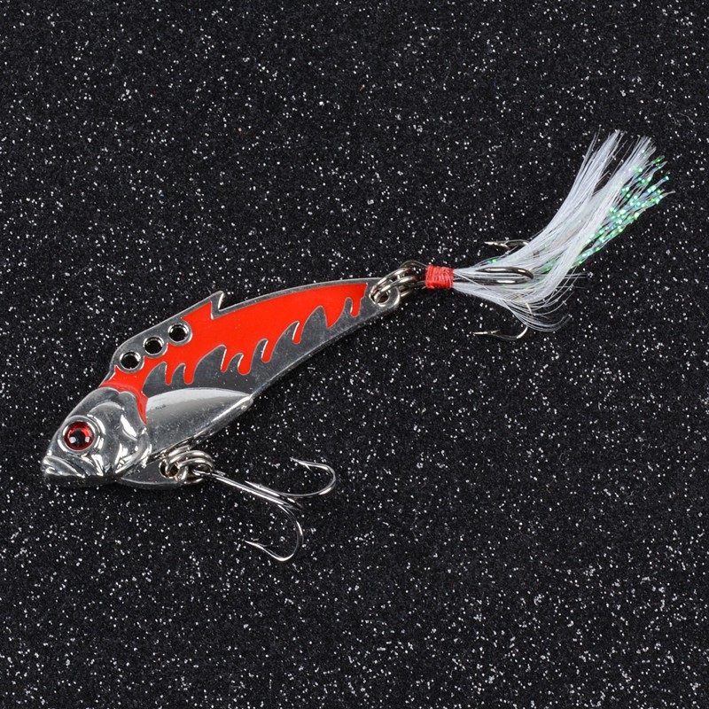 Cá Sắt VIB Đuôi Lông Mẫu Mới Chuyên Đồ Câu Lure Dài 5cm nặng 8g _ Lure _26