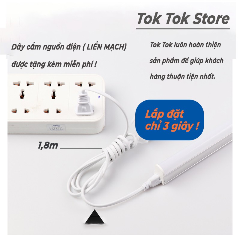 [Mã LIFE10K15 giảm 10K đơn 20K] Đèn LED tuýp quay tiktok nhiều màu đèn gậy neon tok tok chuyên nghiệp siêu bền tiện lợi