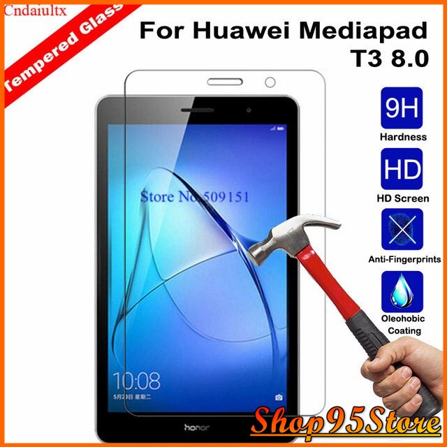 Kính Cường lực Huawei Mediapad T3 8.0 8 inch trong suốt