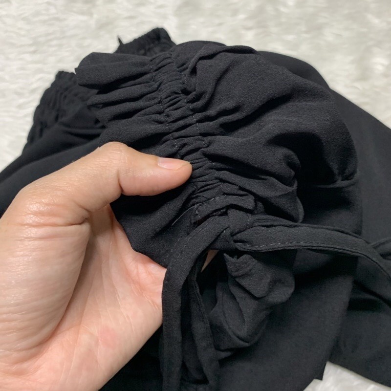 Áo Croptop Tay Dài Bigsize AC04 Áo Thun Nữ Trễ Vai Sexy Size Lớn - Smile Bigsize