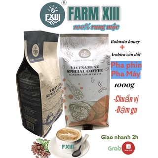 Cà phê hạt  nguyên chất FARM XIII COFFEE .CAM KẾT THẬT 100% BAO ĐỔI TRẢ