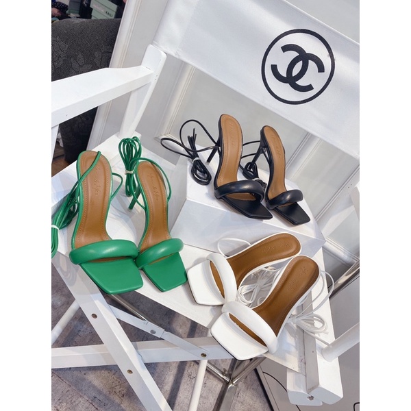 GIÀY SANDAL GÓT NHỌN 9 PHÂN QUAI QUẤN CỔ CHÂN HOT HOT