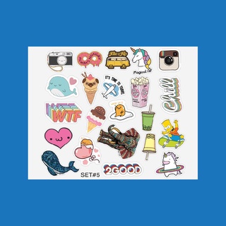 Set Sticker trang trí đáng yêu, giá rẻ (Dán ở mọi vị trí, mọi vật dụng)