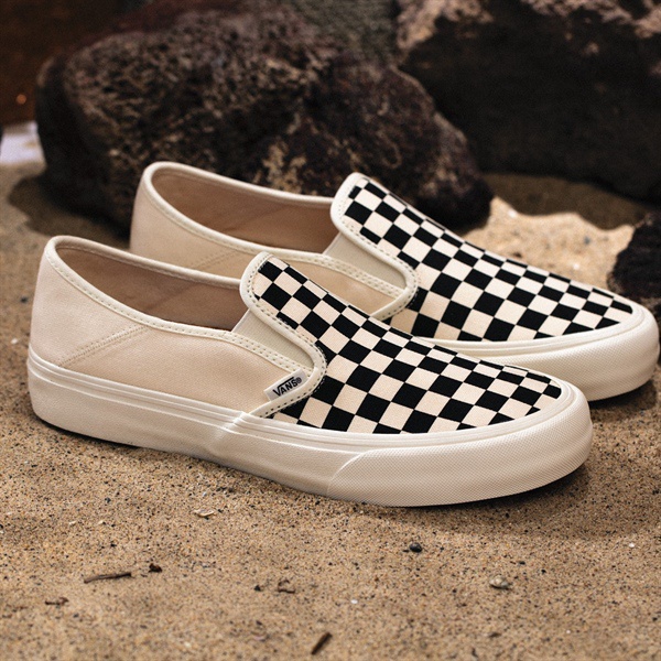 (Giày Chính Hãng) Vans Slip On Eco Theory Checkerboard