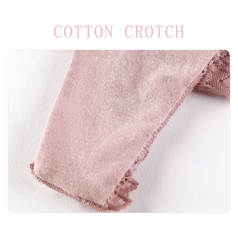 Set 3 quần lót ren trong suốt ZXYOUPING lưng thấp đính nơ quyến rũ cho nữ