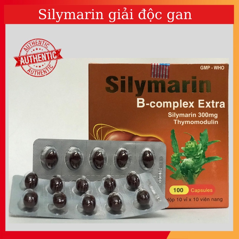 Viên Bổ Gan SILYMARIN B-complex Extra Hộp 100 viên