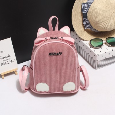 Balo nữ thời trang tai mèo dễ thương balo mini nhỏ xinh (có ảnh thật)