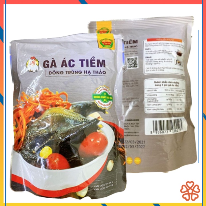 Gà ác tiềm đông trùng hạ thảo Cây Thị 380g