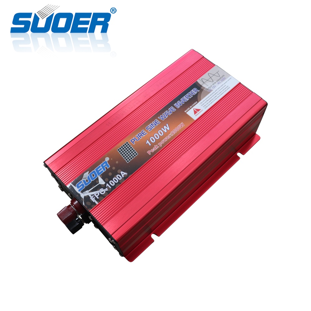 Bộ đổi điện sin chuẩn SUOER ĐÚNG CÔNG SUẤT 1000w 24V sang 220V - FPC-1000B