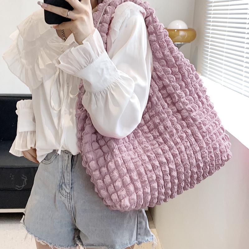 Túi Xách Canvas In Hình Đám Mây Dễ Thương Cho Nữ