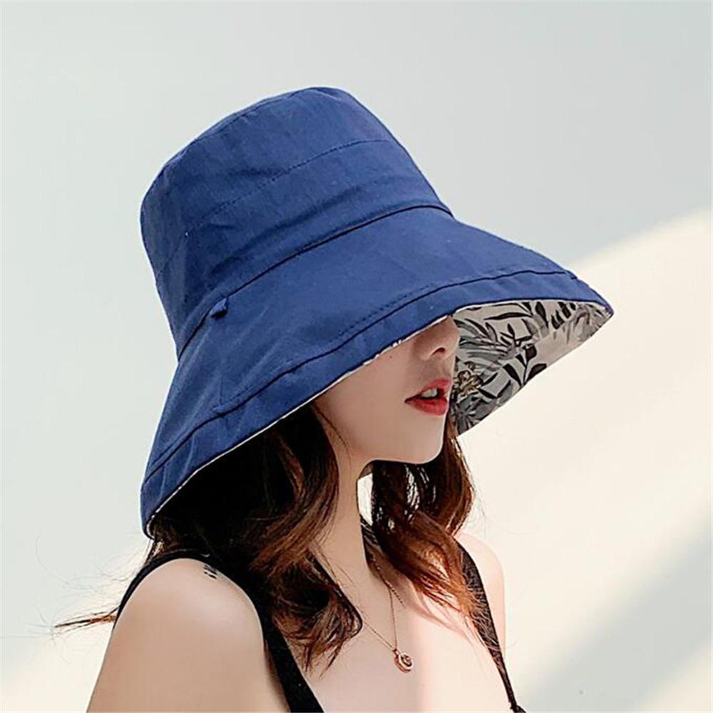YEW Nón Tai Bèo Rộng Vành Chống Tia UV Gấp Gọn Tiện Lợi Dành Cho Nữ