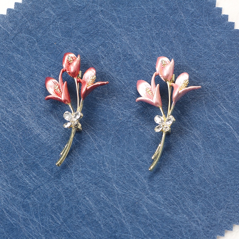 Ghim CàI ÁO HìNh Hoa ĐíNh Kim Cương NgọC Trai Giả ThờI Trang Cho Nữ