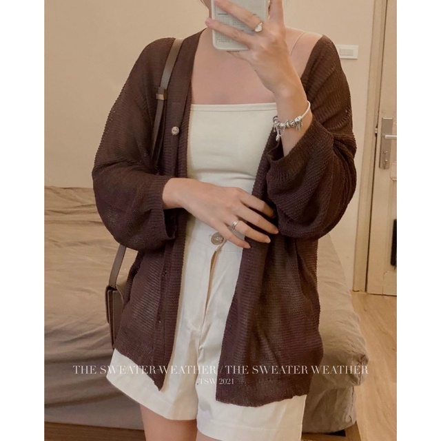 Áo khoác cadigan mỏng 5 màu siu xinh!