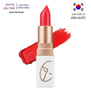 Son Lì Lâu Trôi (màu Đỏ) No 2_Javin De Seoul Flower For Me Velvet Lipstick #2 (Classic Red)