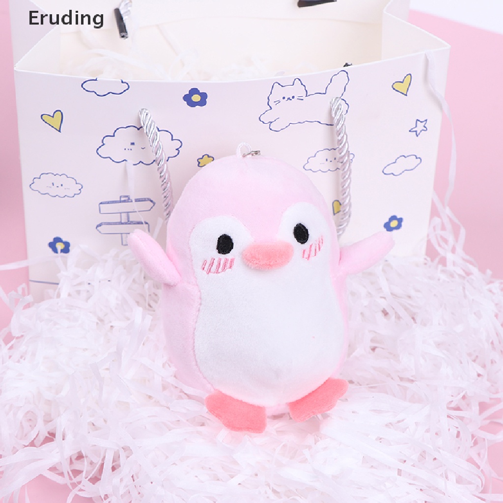 Chim Cánh Cụt Nhồi Bông 12CM Với Chìa Khóa Dễ