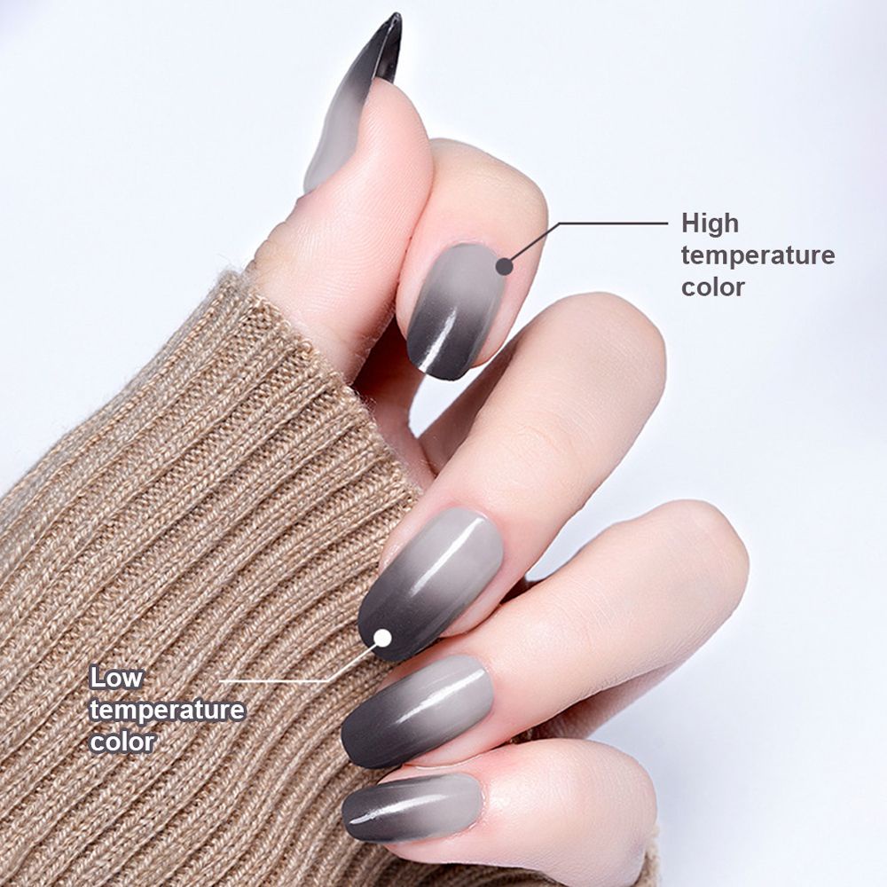 [Hàng mới về] Sơn móng tay đổi màu theo nhiệt độ 7ml quyến rũ sành điệu dành cho nữ