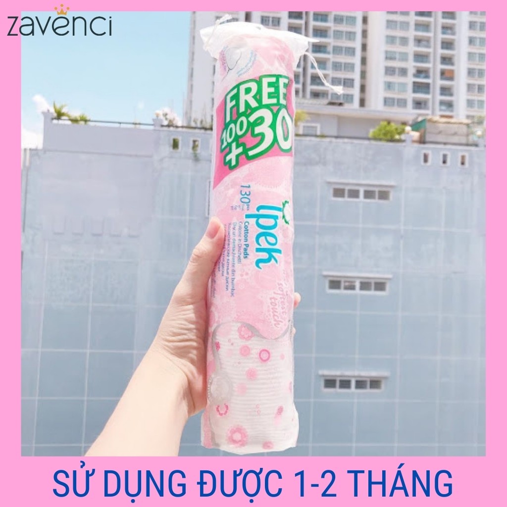Bông Tẩy Trang IPEK THỔ NHĨ KÌ Công Nghệ Dệt 2 Lớp Tẩy Trang Hiệu Quả (130 miếng) | BigBuy360 - bigbuy360.vn