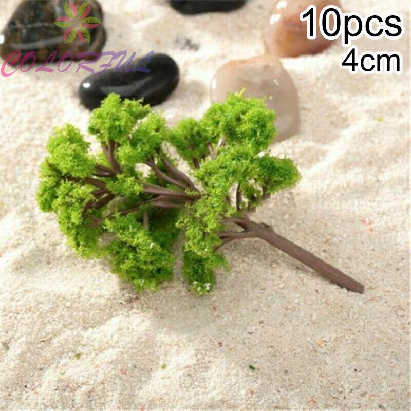Set 10 mô hình cây giả trang trí
