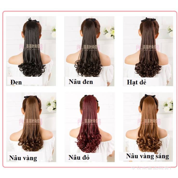 Tóc Giả Cột Xoăn Đuôi