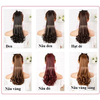 Tóc Giả Cột Xoăn Đuôi