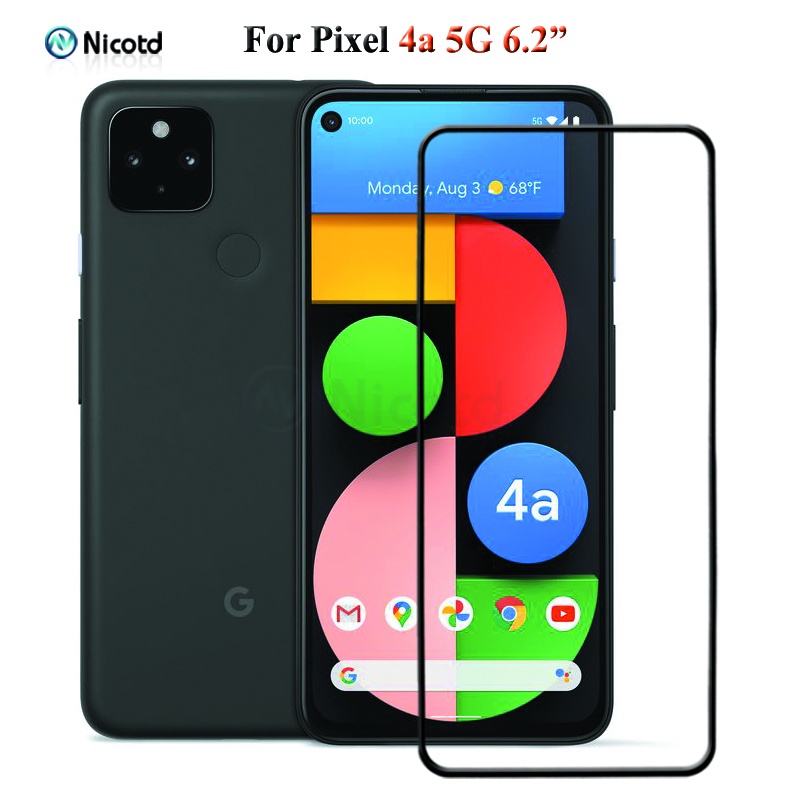 Kính Cường Lực Toàn Màn Hình Cho Google Pixel 5a 5G, 5, 4a 4G, 4a 5G
