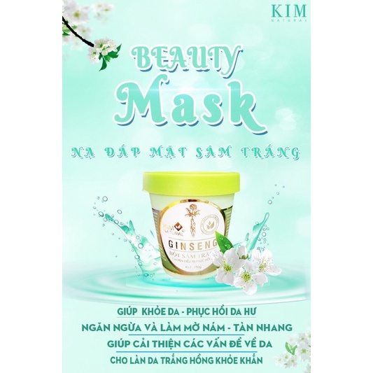 BỘT SÂM TRẮNG KIM NATURAL