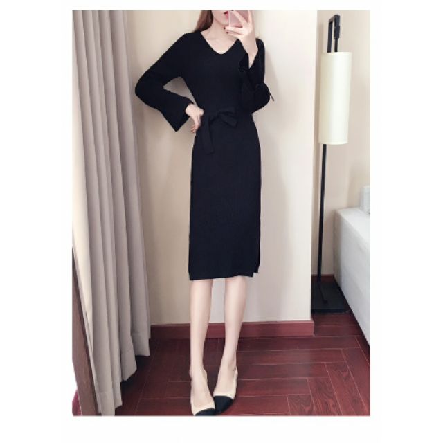 Đầm len suông Quảng Châu