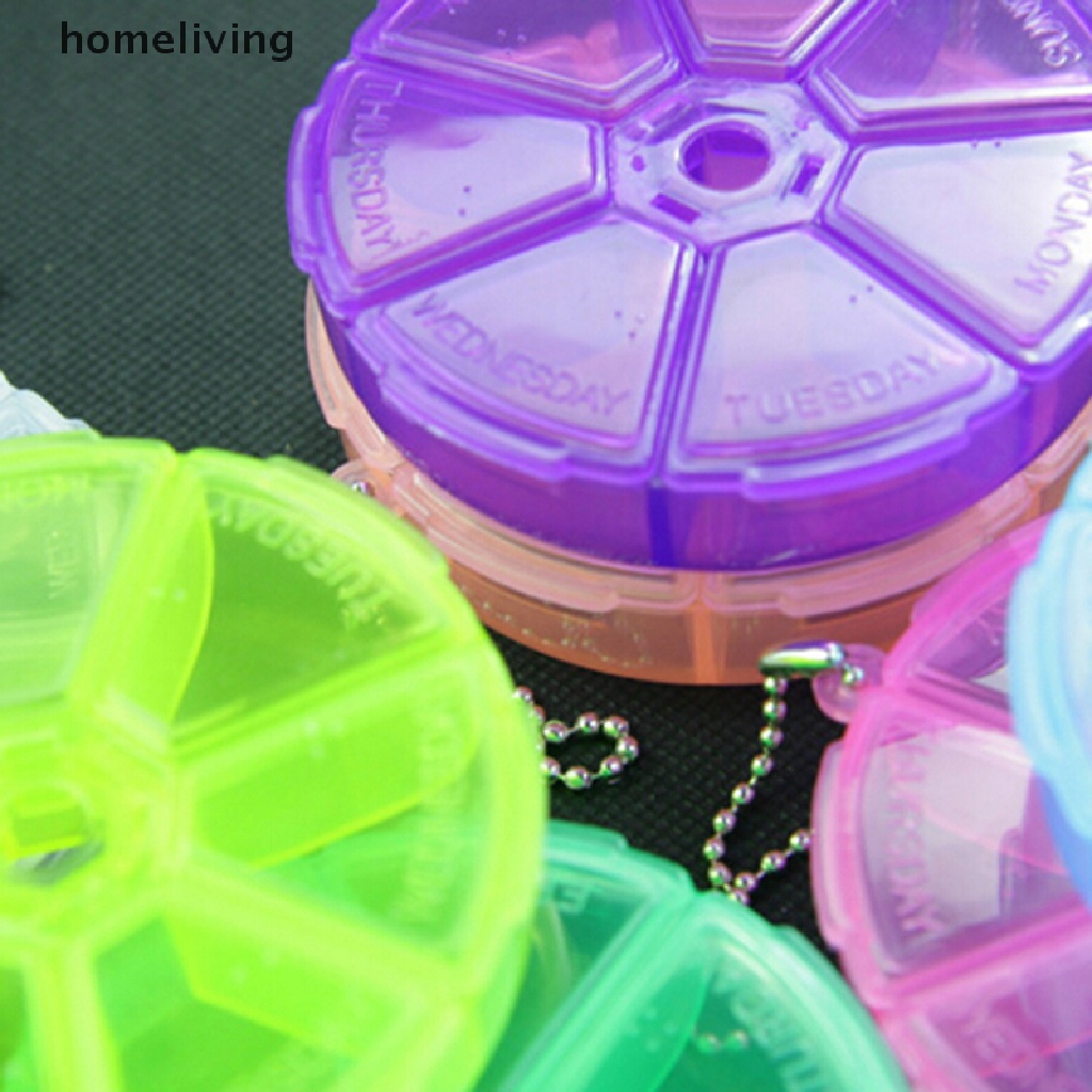 Hộp Đựng Thuốc 6 Ngăn Tiện Lợi Đi Du Lịch Mới