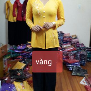 Bộ bà ba ống rộng