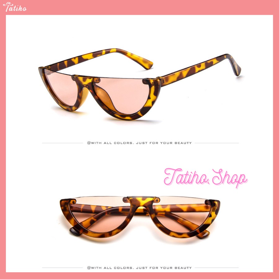 [HÀNG XỊN, GIÁ TỐT] Kính Râm (Kính Mát) Cao Cấp Nửa Gọng Nhựa Phong Cách Châu Âu - Carl Fitow - Mã MK019