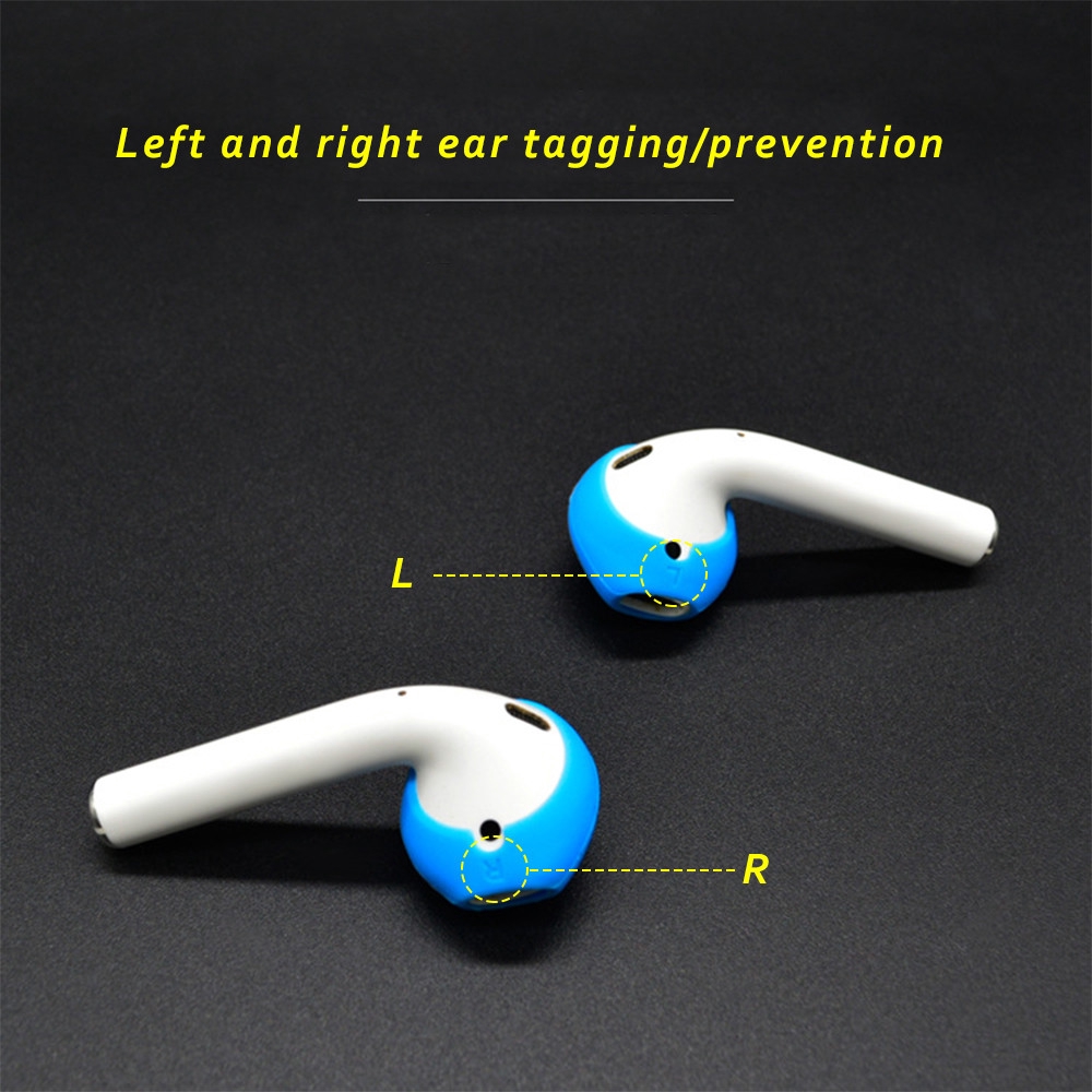 1 Cặp Nút Tai Nghe Bằng Silicone Chống Sốc Cho Airpods