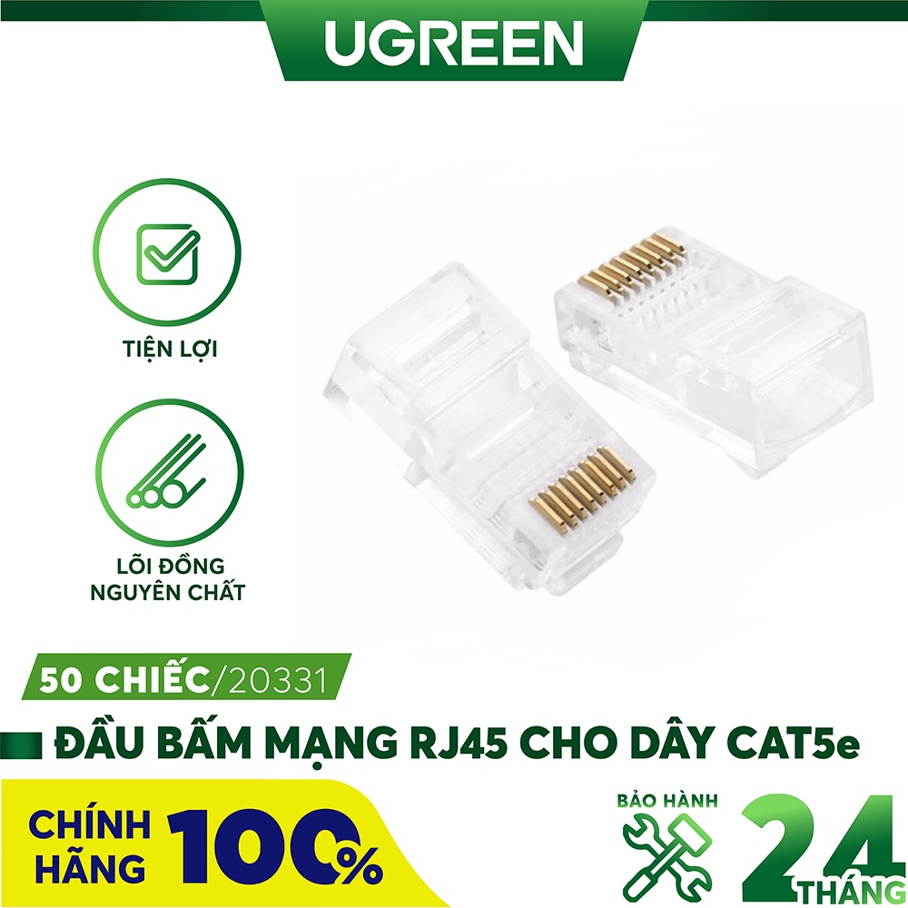 20331 Hạt mạng RJ45 Cat5  Ugreen