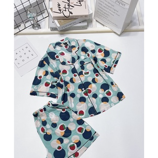 Pijama đùi chất tole lanh hàng VNXK