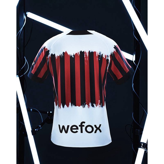 2021-2022 AC Milan Áo Thun Thể Thao Dáng Rộng Unisex