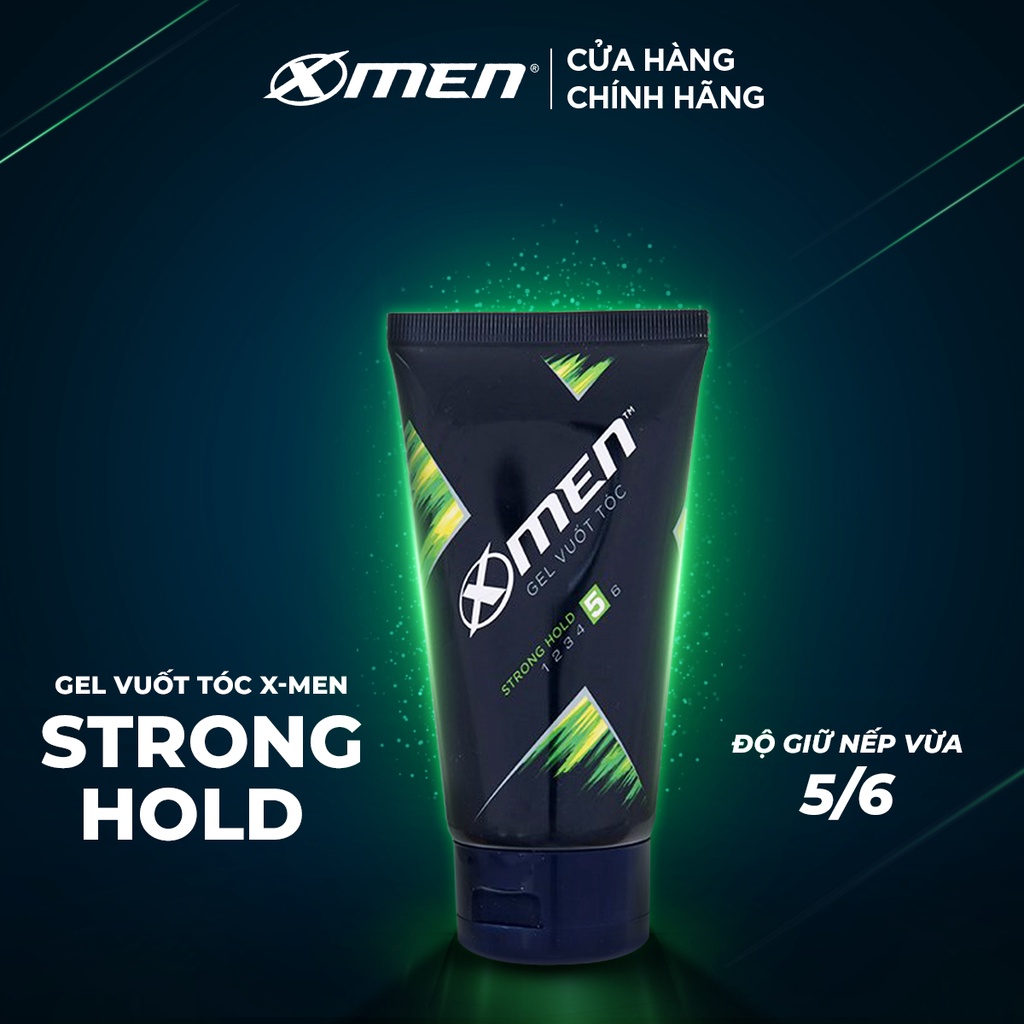 Gel vuốt tóc X-men Cứng tóc 150g - Strong Hold