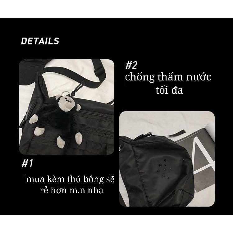 Túi Đeo Chéo Nam Nữ Cỡ Vừa Chống Thấm Nước Thời Trang Hàn Quốc Phong Cách Streetwear Unisex Cao Cấp 200 | BigBuy360 - bigbuy360.vn