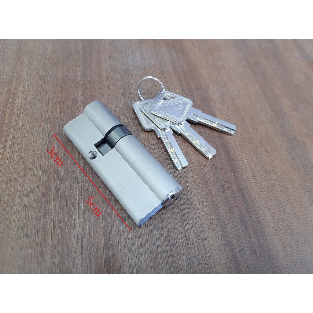 Lõi ruột khoá  JEELY 8F Lệch 2 đầu chìa - Ruột XingFa