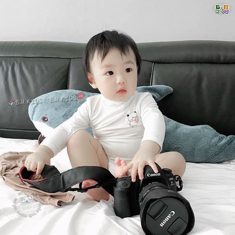 Áo thun lạnh cổ 3 phân loại 1 cho bé