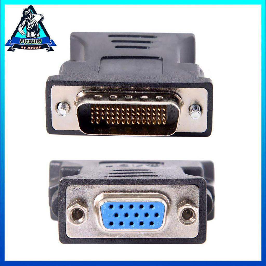 1 đến 1 DMS-59 DMS59 59Pin DVI Male to 1-Port VGA Female Video Y Splitter