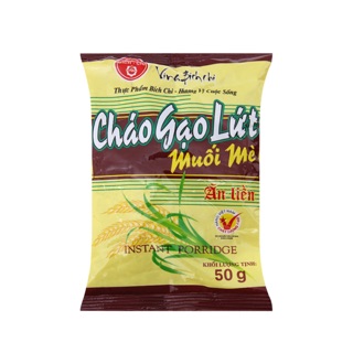 [FREESHIP 99K TOÀN QUỐC Combo 50 gói Cháo gạo lứt muối mè Bích Chi gói 50g